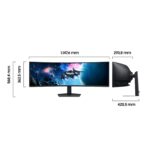 Samsung Odyssey OLED G9 Curved Gaming-Monitor - 49" DQHD 32:9, 240Hz, 1ms, Schwarz – Bild 2