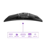 AOC Agon AG346UCDAM Curved QD-OLED Monitor - 34" WQHD 21:9, 175Hz, Schwarz/Grau – Bild 4