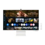 Samsung Smart Monitor M80F - 32" 4K UHD All-in-One Smart Display, USB-C 65W, Weiß