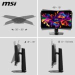 MSI MAG 321UP QD-OLED 4K Gaming-Monitor - 32 Zoll, 0,03ms, Quantum Dot, Schwarz – Bild 4