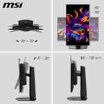 MSI MPG 272URX QD-OLED 4K Gaming-Monitor - 27 Zoll, 240Hz, 0,03ms, DisplayPort 2.1a – Bild 4