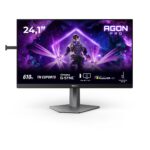 AOC Agon Pro AG246FK6 Esport Gaming-Monitor - 24" TN, 610Hz, 0,5ms, Schwarz/Grau – Bild 2