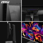 MSI MPG 272URXDE QD-OLED 4K Gaming-Monitor - 27 Zoll, 240Hz, 0,03ms, DisplayPort 2.1a – Bild 5
