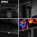 MSI MAG 271QPX QD-OLED E2 Gaming-Monitor - 26,5 Zoll WQHD, 240Hz, 0,03ms, Schwarz – Bild 4