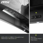 MSI MAG 321CUPDE QD-OLED Curved Gaming-Monitor - 32" 4K UHD, 165Hz, 0,03ms, Schwarz – Bild 6