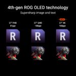 ASUS ROG Swift OLED PG27UCDM Gaming-Monitor - 27" 4K QD-OLED, 240Hz, DP 2.1a – Bild 2