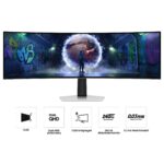 Samsung Odyssey OLED G93SD Curved Gaming-Monitor - 49" DQHD 32:9, 240Hz, 0,03ms – Bild 4