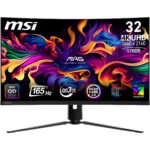 MSI MAG 321CUPDE QD-OLED Curved Gaming-Monitor - 32" 4K UHD, 165Hz, 0,03ms, Schwarz